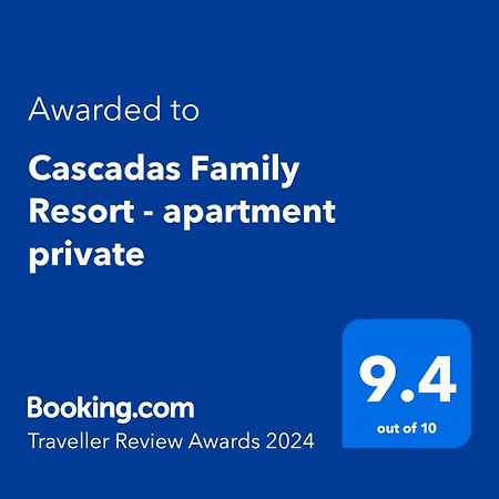 Cascadas Family Resort - Apartment Private Slăntjev Brjag Exteriör bild